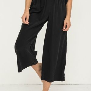 Elizabeth Suzann Black Florence Pant OS Silk Crepe